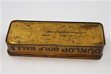 c. 1920's Dunlop Golf Balls by Dunlop Rubber Co. Metal Box