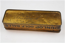c. 1920's Dunlop Golf Balls by Dunlop Rubber Co. Metal Box
