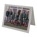 Fuzzy Zoeller's 2019 Masters Champions Dinner Menu Signed by 32 JSA ALOA