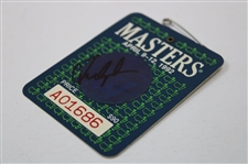 Fred Couples Signed 1992 Masters Tournament SERIES Badge #A01686 JSA ALOA