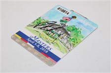Patrick Reed Signed 2018 Masters Tournament SERIES Badge #R10814 JSA ALOA