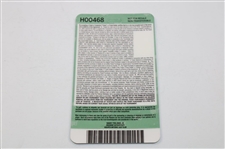 Dustin Johnson Signed 2020 Masters Tournament Berckmans Place Sunday Badge #H00468 JSA ALOA