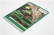 Jon Rahm Signed 2023 Masters Tournament SERIES Badge #Q07675 JSA ALOA