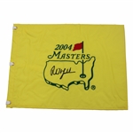 Phil Mickelson Signed 2004 Masters Tournament Embroidered Flag JSA ALOA