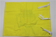 Jon Rahm Signed 2023 Masters Tournament Embroidered Flag JSA ALOA