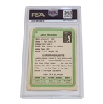Jack Nicklaus Signed 1981 Donruss Golf Card #13 PSA/DNA Authentic