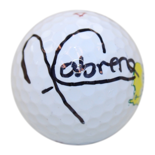 Angel Cabrera Signed Titleist Masters Logo Golf Ball JSA ALOA