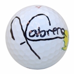 Angel Cabrera Signed Titleist Masters Logo Golf Ball JSA ALOA