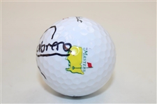 Angel Cabrera Signed Titleist Masters Logo Golf Ball JSA ALOA
