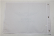 Tiger Woods & Scottie Scheffler Signed 2025 Genesis Invitational Embroidered Flag JSA ALOA