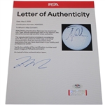 Tiger Woods Signed Nike Logo 4 TI-Velocity Golf Ball PSA FULL #AQ05250
