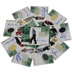 Ten (10) Signed 2002 Upper Deck Ltd Ed First Tee Game Used Golf Cards