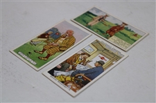 Three (3) Assorted Tobacco Cards