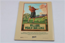Tiger Woods Signed 2000 Williams World Challenge Program JSA ALOA