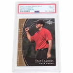 2001 Upper Deck Tiger Woods Golf Stat Leaders PSA Mint 9 