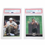 Tiger Woods 2003 Upper Deck #1 & #MC-35 Major Champions - Both PSA NM-Mt 8