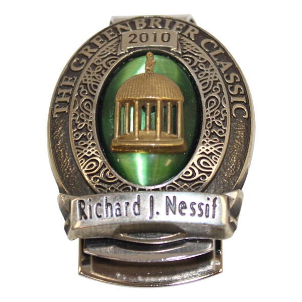 2010 The Greenbriar Classic Jeweled Money Clip in Box - Richard J. Nessif