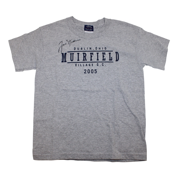 Jack Nicklaus Signed Muirfield Youth Small Shirt JSA ALOA
