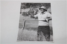 1971 US Open At Merion Marshall Hat Hole 14 with Trevino Photo
