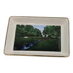 1960s Delano Studios Hand Painted Ceramic Dish Merion Golf Club Hole 11