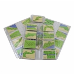 1936 John Player & Sons Complete Set (25) Championship Golf Courses Cards
