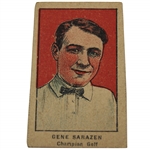 1921 Gene Sarazen W551 Champion Golf Hand Cut Golf Strip Rookie Card