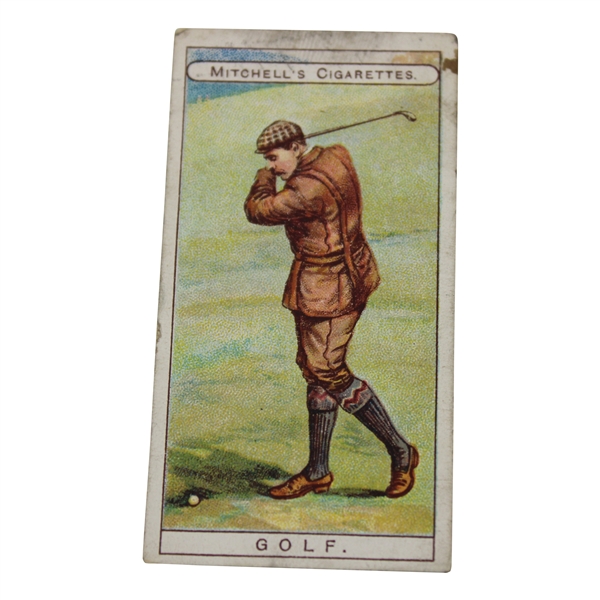 1907 Mitchells Cigarettes Card - Golf