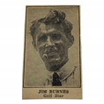 1925-31 W590 Jim Burnes (Barnes) Golf Strip Rookie Card