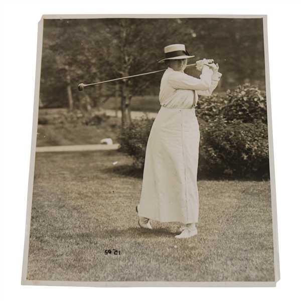 1917 Georgianna Bishop PGA Exhibition for WWI Relief Photo