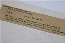 1922 Abe Mitchell 'Famous Scottish Golfer Wins $5000 Tournament' Photo