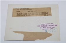 1922 Abe Mitchell 'Famous Scottish Golfer Wins $5000 Tournament' Photo