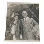 1923 Walter Hagen Golf Superstar Returns from England with New Wife Photo
