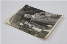 1923 Walter Hagen 'Golf Superstar Returns from England with New Wife' Photo