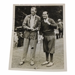 1929 Walter Hagen & Archie Compston American and British Stars Match Play Photo