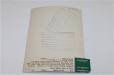 1931 Francis Ouimet 'Golf Star at Day Job as Stock Broker' Photo