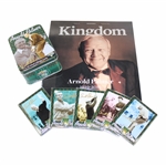 Arnold Palmer 5 All-Metal Collector Cards In Original Box & Kingdom Quarterly