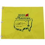 Rory McIlroy Signed 2025 Masters Embroidered Flag with Grand Slam JSA ALOA