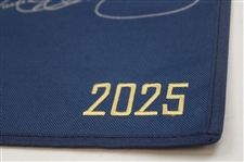 Rory McIlroy Signed 2025 The Players Championship Embroidered Navy Flag JSA ALOA