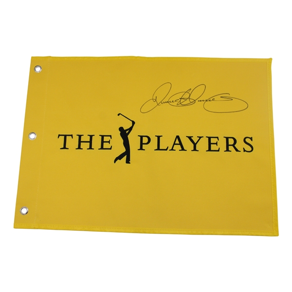 Rory McIlroy Signed The Players Championship Embroidered Yellow Flag JSA ALOA