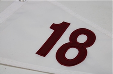 Wyndham Clark Signed 2023 US Open at LACC Double Pennant Flag JSA ALOA