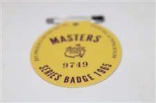 1965 Masters Tournament SERIES Badge #9749 - Jack Nicklaus Winner