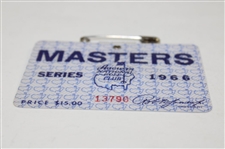 1966 Masters Tournament SERIES Badge #13790 - Jack Nicklaus Winner