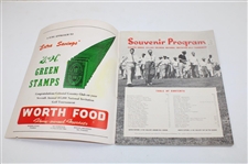 1952 Colonial $15k National Invitation Tournament Official Program - Ben Hogan Winner