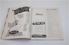 1952 Colonial $15k National Invitation Tournament Official Program - Ben Hogan Winner