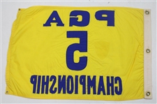 1960 PGA Championship at Firestone Course Flown Flag - Hole 5 - Jay Hebert Champion