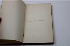 1891 'Golf And Golfers' Book by J. Gordon McPherson