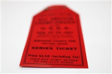 1937 Amateur Championship at Alderwood Series Ticket 