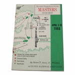 1966 Masters Tournament Spectator Guide - Jack Nicklaus Winner