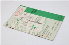 1966 Masters Tournament Spectator Guide - Jack Nicklaus Winner
