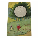 Advertising Postcard For The Springvale Kite Golf Ball